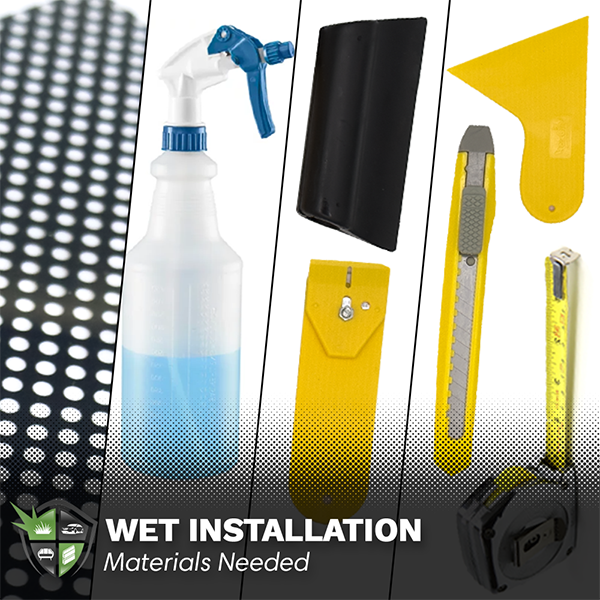 STEPS FOR WET INSTALLATION